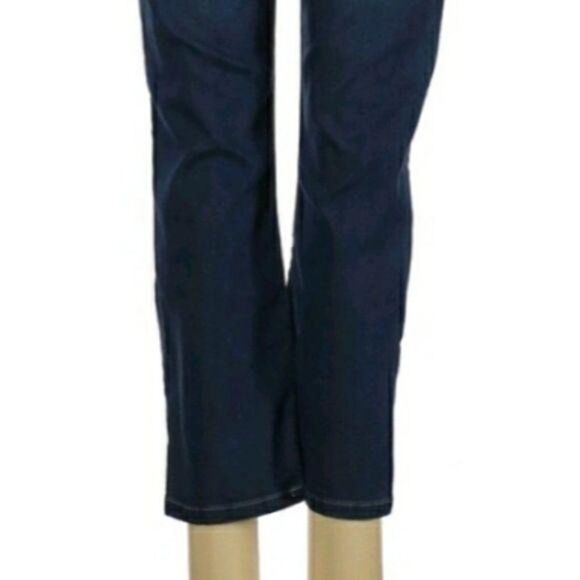 Vtg CAbi #764 Low Rise Cropped Skinny Dark Wash Whiskered Jeans Sz 2 - Picture 9 of 11